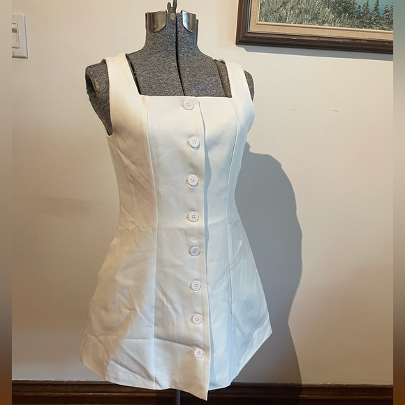 DOLLS KILL tailored square neck mini dress - Picture 2 of 3